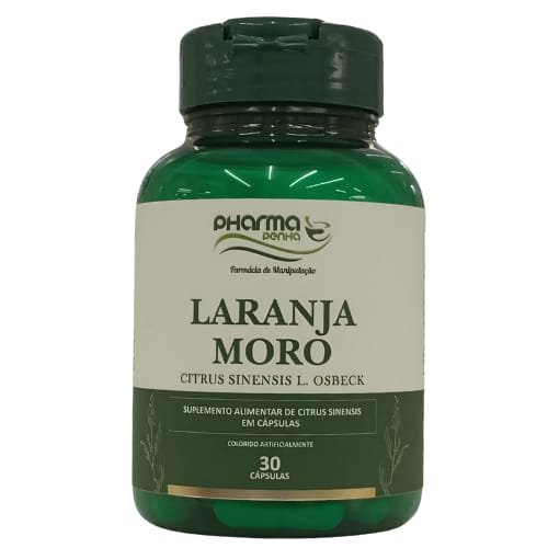 Laranja Moro (Morosil) 500mg 60 Cápsulas - Pharmapenha